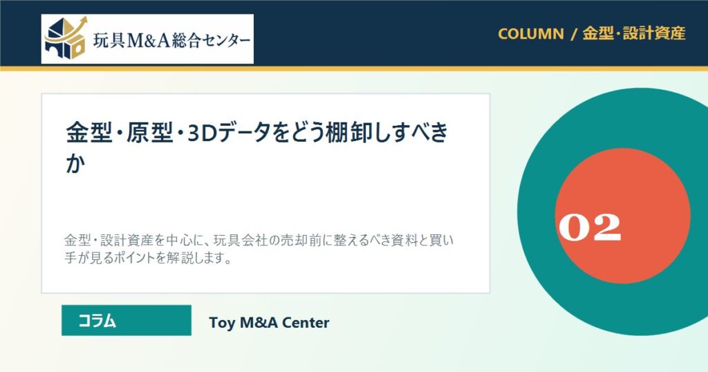 金型・原型・3Dデータをどう棚卸しすべきかのアイキャッチ画像